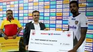Ganesh grabbed the headlines in the local derby between Bengaluru and Chennaiyin (Photo: ISL)